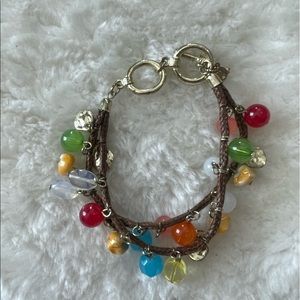 Multicolored‎ Gemstone Bracelet premier designs statement piece